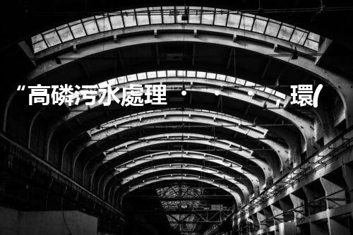“高磷污水處理，環(huán)保先鋒，守護(hù)碧水藍(lán)天！”